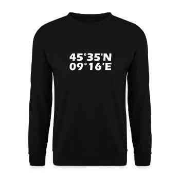 Monza Coordinates - Unisex Sweatshirt - black - Front - Alina (178cm) & Michal (187cm)