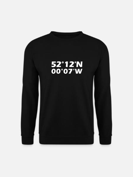 Coordonnées de Cambridge - Sweat-shirt Unisexe - noir