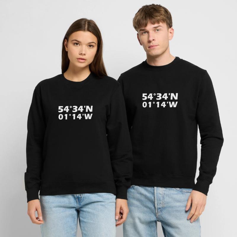Middlesbrough coordinates Unisex Sweatshirt