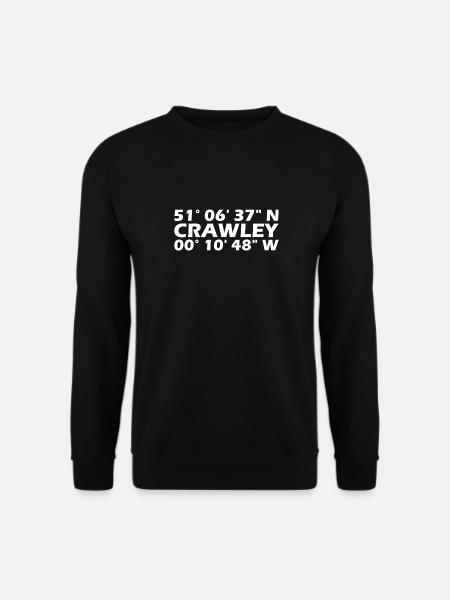 Crawley coordinates - Unisex Sweatshirt - black