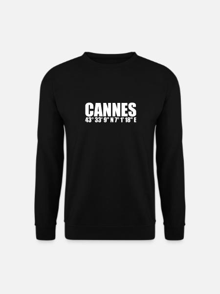 Cannes coordinates - Unisex Sweatshirt - black