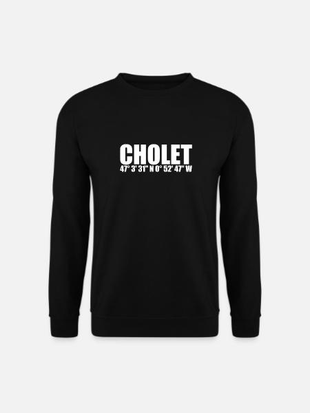 Coordonnées Cholet - Sweat-shirt Unisexe - noir