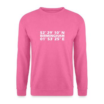 Birmingham Coordinates - Unisex Sweatshirt - pink - Front
