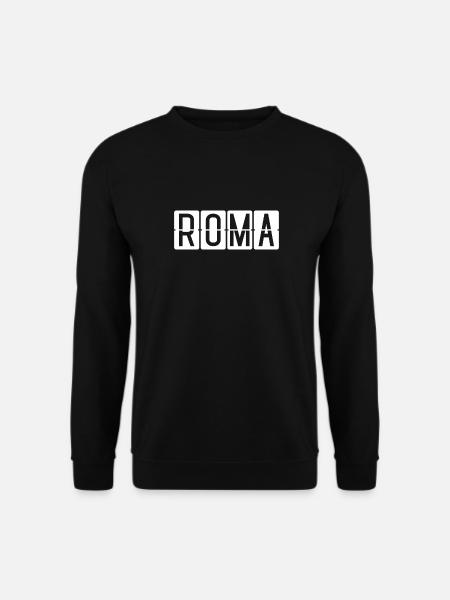 Roma Airport Sign - Unisex Sweatshirt - black
