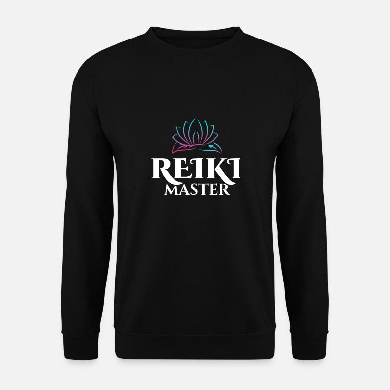 Stress Reduction Energy Healing Reiki Master - Unisex Pullover - Schwarz