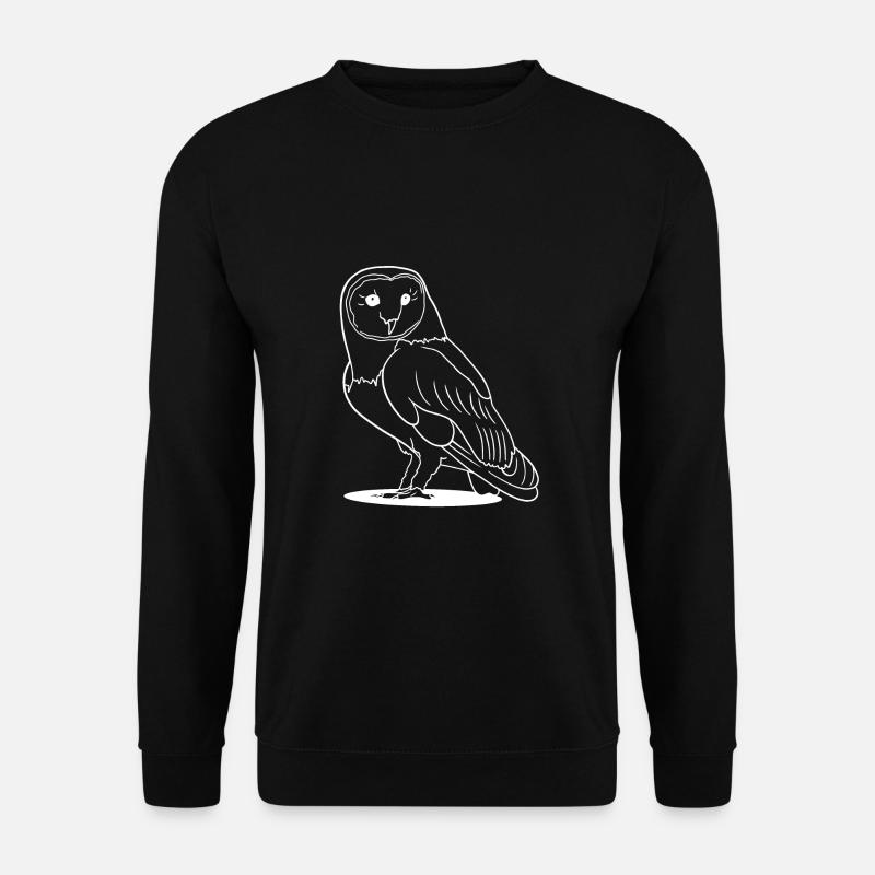 Owl - Unisex Sweatshirt - black