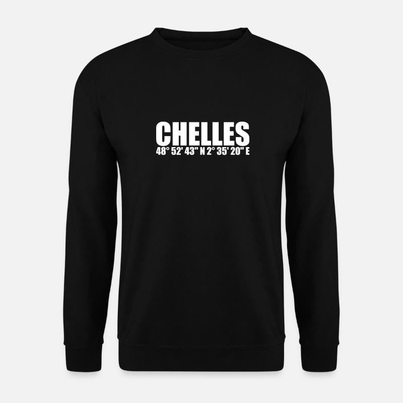 Coordonnées de Chelles - Sweat-shirt Unisexe - noir