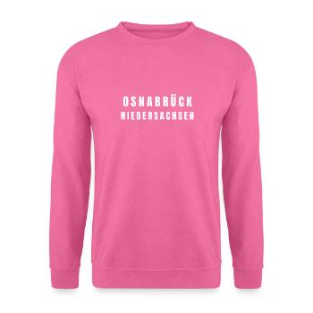 Osnabrück Niedersachsen - Unisex Pullover - Pink - Vorne