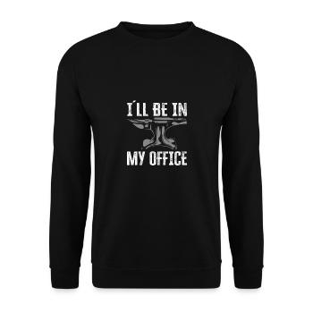 Forgeron Métallurgiste Blade Smith - Sweat-shirt Unisexe - noir - Devant - Alina (178cm) & Michal (187cm)