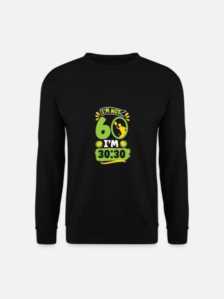 60. Birthday tennis fun - Unisex Sweatshirt - black