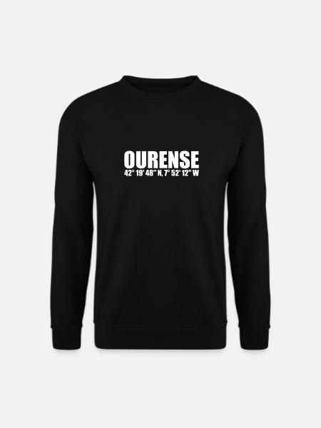 Ourense Coordinates - Unisex Sweatshirt - black