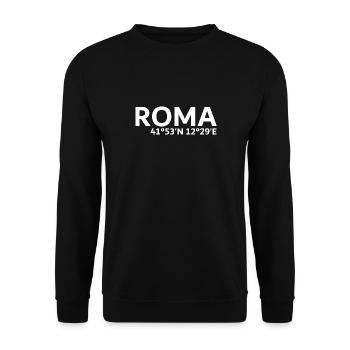 Roma coordinates - Unisex Sweatshirt - black - Front - Alina (178cm) & Michal (187cm)