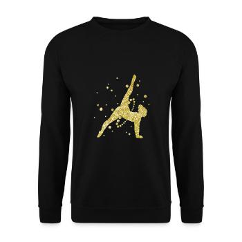 Kunstturnen - Unisex Pullover - Schwarz - Vorne - Alina (178cm) & Michal (187cm)