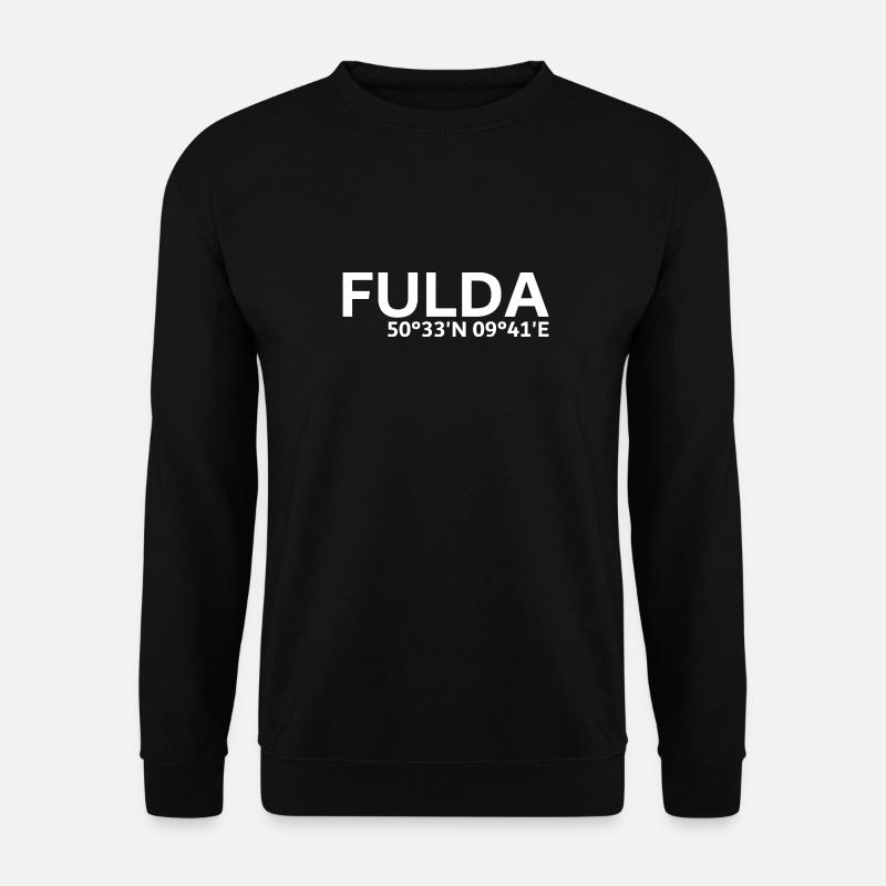 Fulda coordinates - Unisex Sweatshirt - black