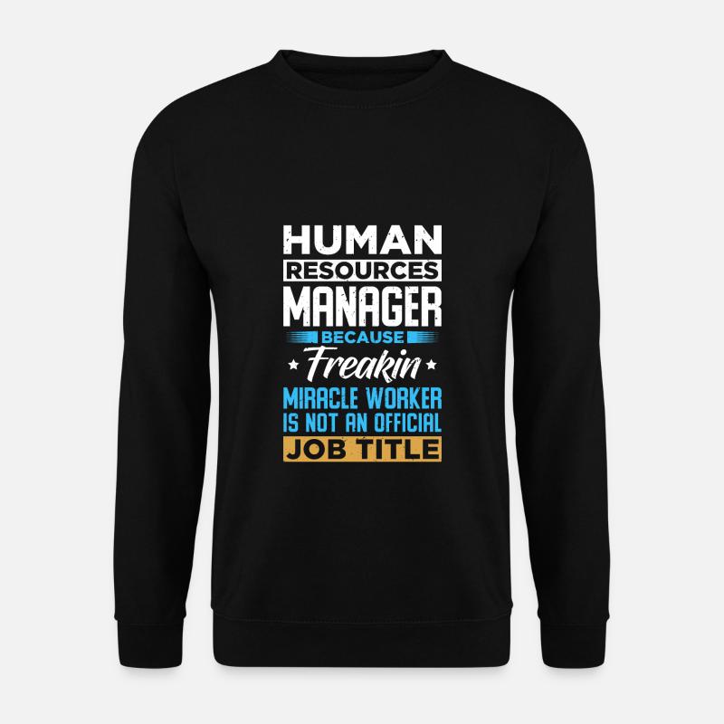 Human Resources Manager - Unisex Pullover - Schwarz