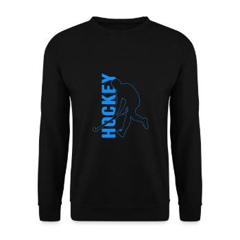 Hockey sur gazon Joueur de hockey gazon artificiel - Sweat-shirt Unisexe - noir - Devant - Alina (178cm) & Michal (187cm)