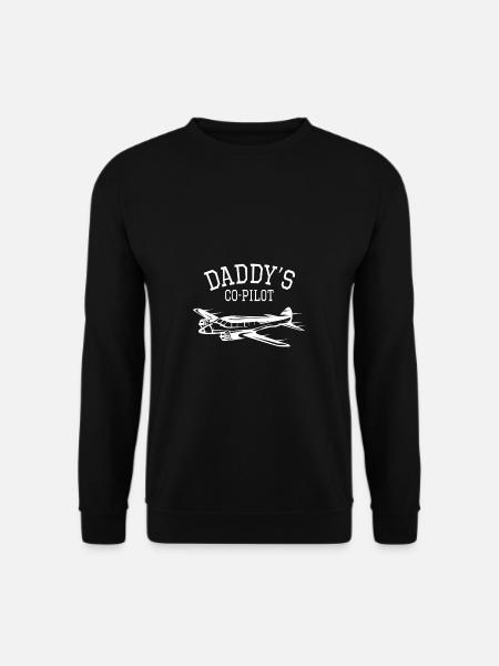 Daddy s CO PILOT - Shirt - Unisex Pullover - Schwarz