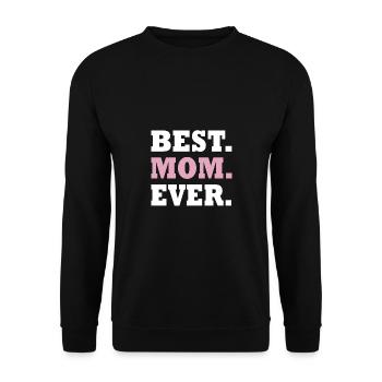 Meilleure maman - meilleure maman - t-shirt - Sweat-shirt Unisexe - noir - Devant - Alina (178cm) & Michal (187cm)