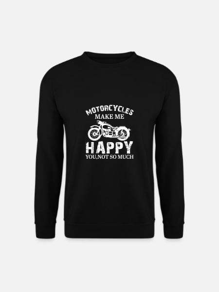 Motorcycle Motorbike Motorcycle Shirt - Unisex Sweatshirt - black