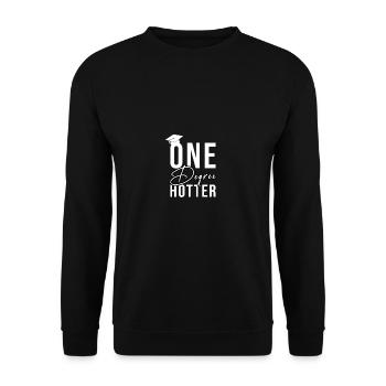 Bachelor Master Doctor Degree Graduation Engineer - Unisex Sweatshirt - black - Front - Alina (178cm) & Michal (187cm)
