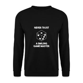 Board Games Board Games Players - Unisex Sweatshirt - black - Front - Alina (178cm) & Michal (187cm)