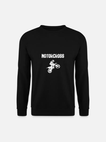 Motorcross Dirt Bike Geschenke - Unisex Pullover - Schwarz