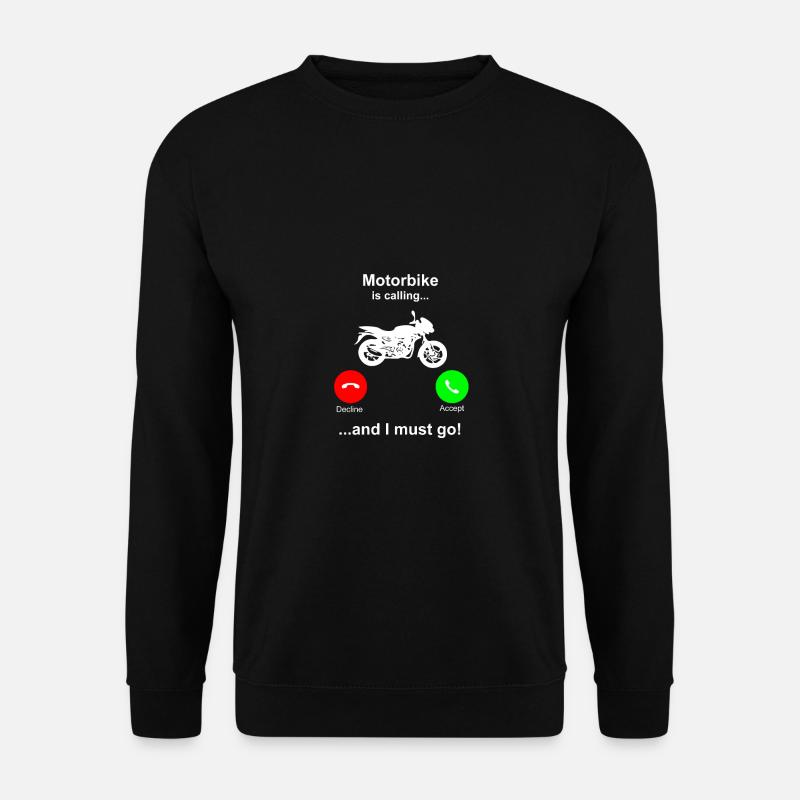 Funny Motorcycle Biker Gift - Unisex Sweatshirt - black