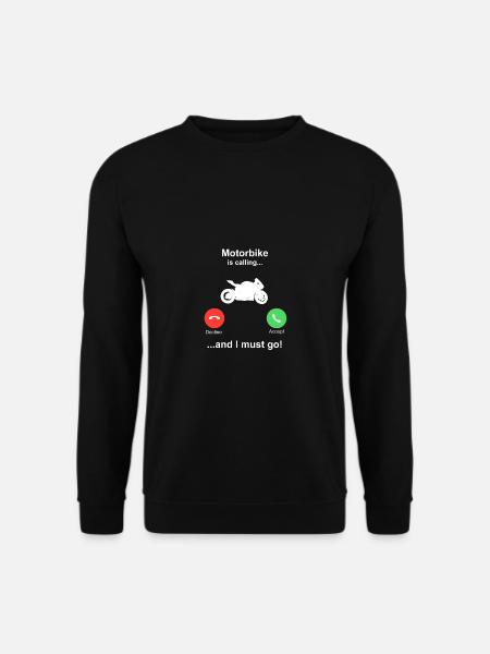 Lustiges Motorrad Biker Geschenk - Unisex Pullover - Schwarz
