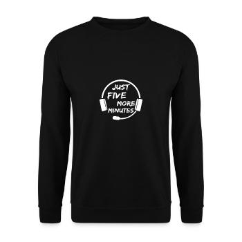 Computer Gaming Gamer Spiele Spiele Game Programme - Unisex Pullover - Schwarz - Vorne - Alina (178cm) & Michal (187cm)
