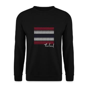 Thaïlande - Sweat-shirt Unisexe - noir - Devant - Alina (178cm) & Michal (187cm)