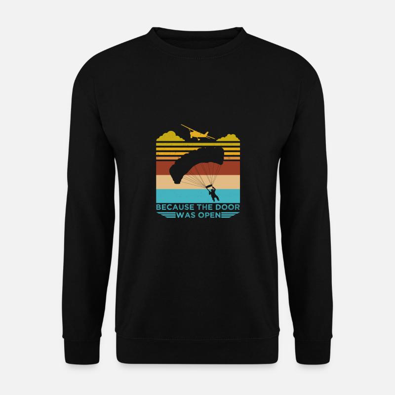 Skydiving skydiver gift - Unisex Sweatshirt - black