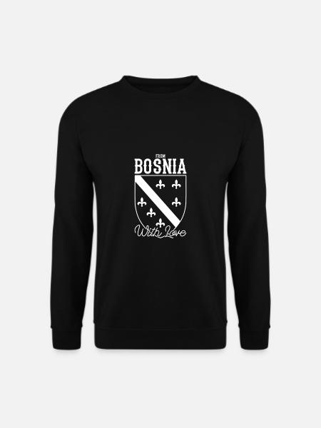 Bosnien Jugoslawien Balkan Herzegowina - Unisex Pullover - Schwarz