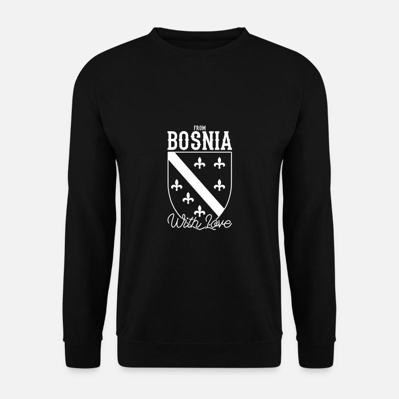 Bosnia Herzegovina Yugoslavia Balkans - Unisex Pullover - Schwarz