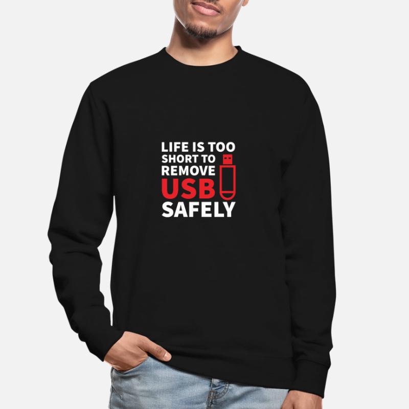 Informaticien Humour IT Admin Software Developer Sweat-shirt Unisexe