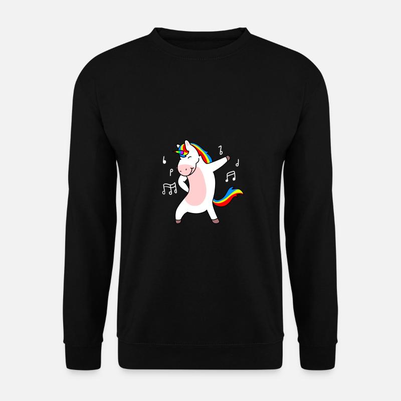 Dancing Unicorn - Unisex Sweatshirt - black