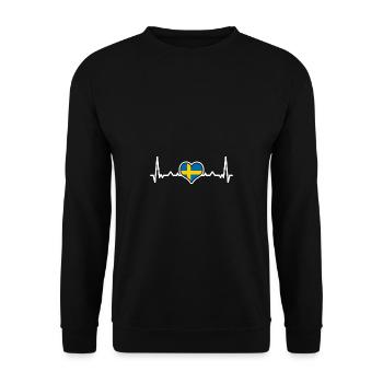 Sweden Sverige Scandinavia - Sweat-shirt Unisexe - noir - Devant - Alina (178cm) & Michal (187cm)