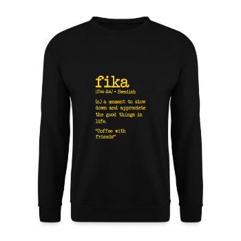 Sweden Sverige Scandinavia - Sweat-shirt Unisexe - noir - Devant - Alina (178cm) & Michal (187cm)