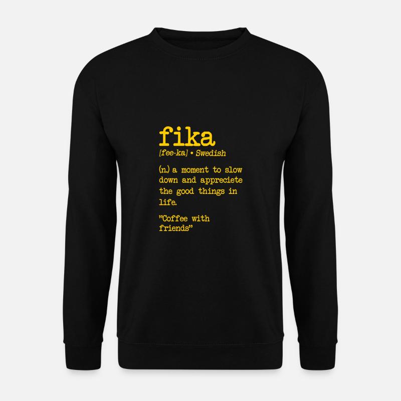 Sweden Sverige Scandinavia - Unisex Sweatshirt - black