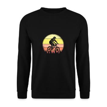VTT pour VTT VTT VTT vtt - Sweat-shirt Unisexe - noir - Devant - Alina (178cm) & Michal (187cm)