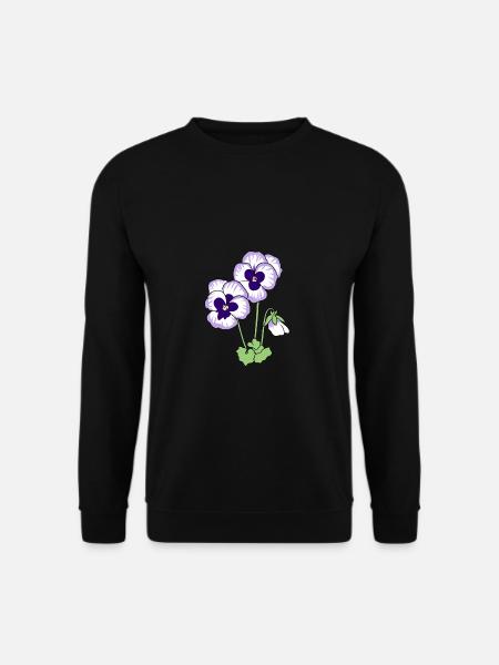pansy - Unisex Sweatshirt - black