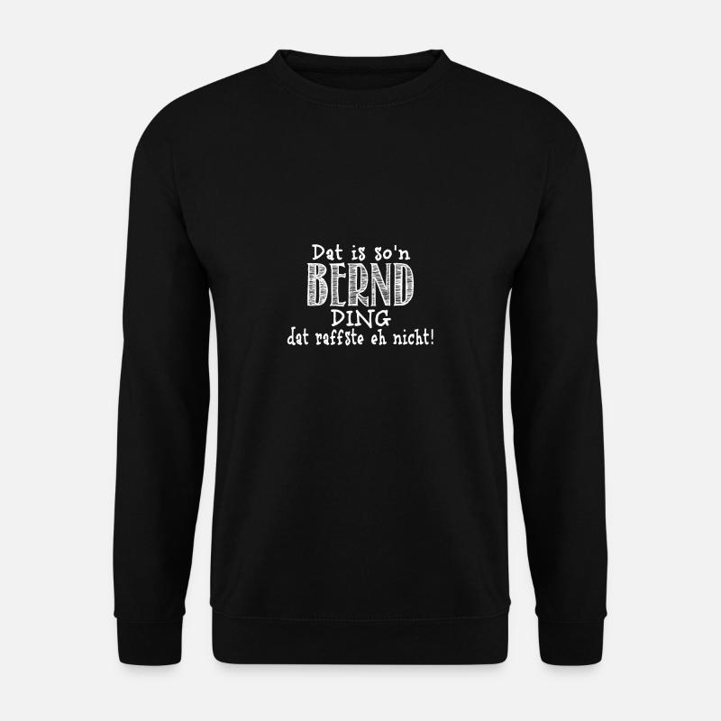 Bernd - Unisex Pullover - Schwarz