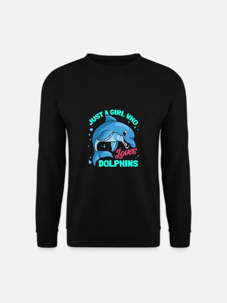 Dauphin Dauphin Dauphin - Sweat-shirt Unisexe - noir