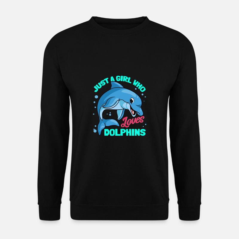 Dauphin Dauphin Dauphin - Sweat-shirt Unisexe - noir