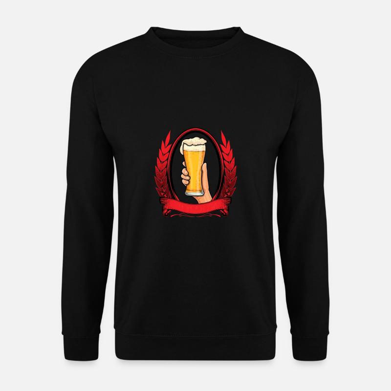 Beer Drinking - Unisex Sweatshirt - black