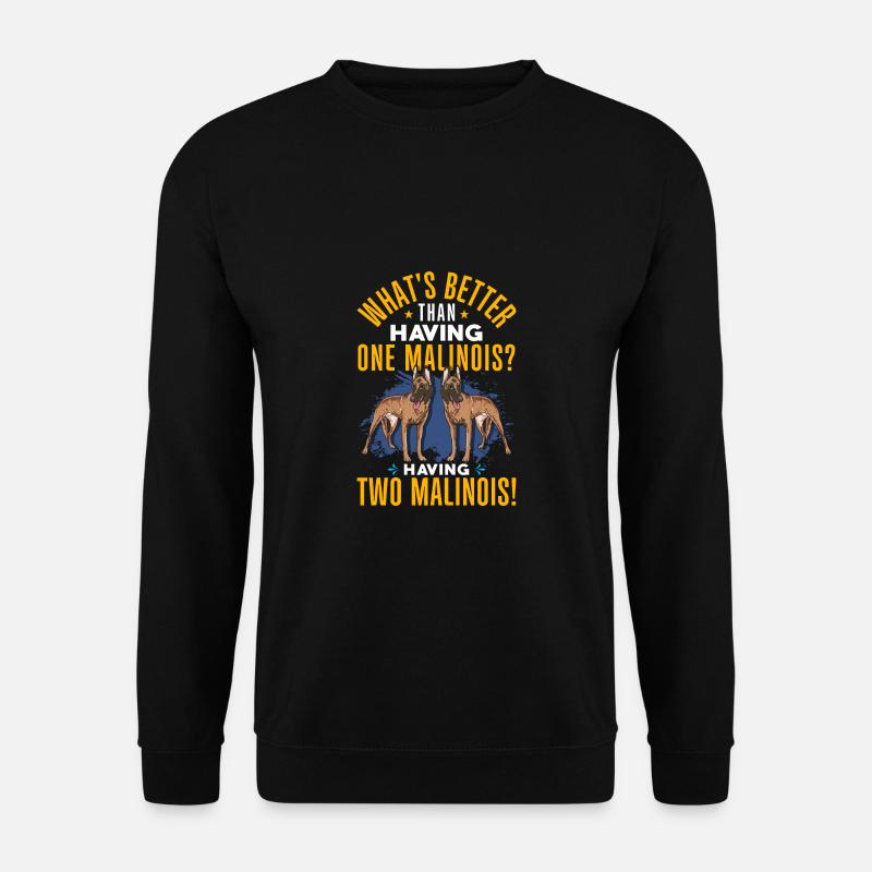 Belgian Malionis Dog Handler - Unisex Sweatshirt - black