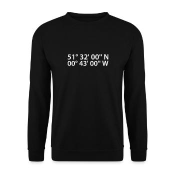 Southend-on-Sea coordinates - Unisex Sweatshirt - black - Front - Alina (178cm) & Michal (187cm)