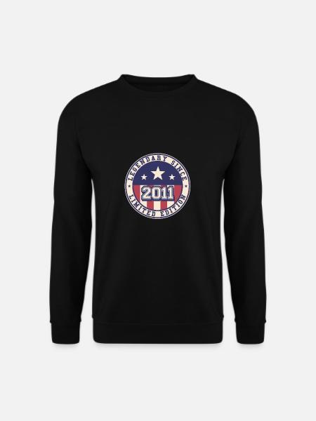 Legendary Since 2011 12. Geburtstag - Unisex Pullover - Schwarz