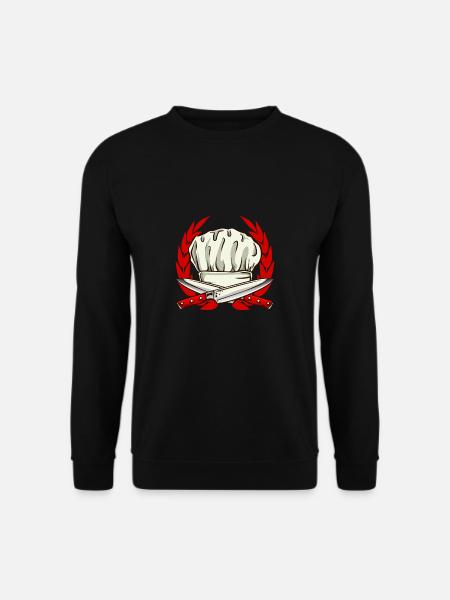 Kochen Küchenchef Hobbykoch Koch - Unisex Pullover - Schwarz