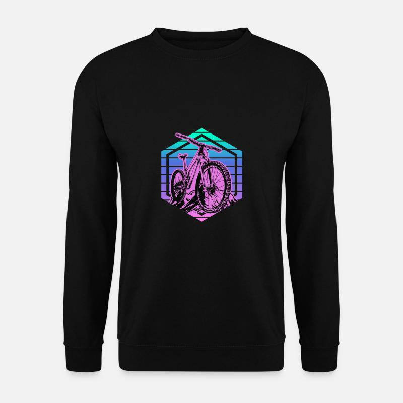 MTB Downhill Mountainbike DH Bike - Unisex Pullover - Schwarz