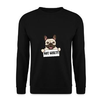 drôle de chien - Drôle de chien - Chemise - Sweat-shirt Unisexe - noir - Devant - Alina (178cm) & Michal (187cm)